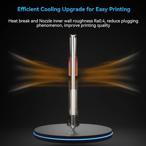 TZ4.0 Upgrade P1 Hotend High Flow Head Kit متوافق مع Bambu Lab P1P/P1S Series 3D Printers ، مع فوهة الصلب الصلب القابلة للإزالة 0.4 ملم ، وملحقات الطابعة ثلاثية الأبعاد in Kuwait