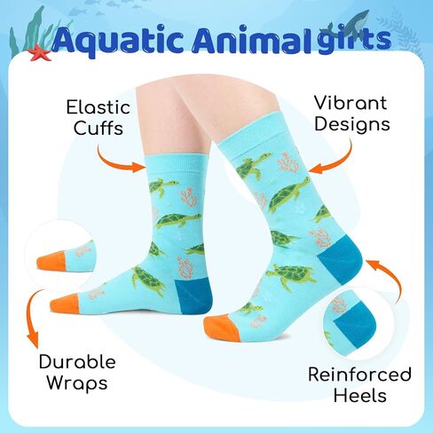 HAPPYPOP Funny Socks for Women Men Crazy Socks, Octopus Gifts Ocean Gifts, Ocean Socks Octopus Socks Animal Socks for Men Women in Saudi Arabia