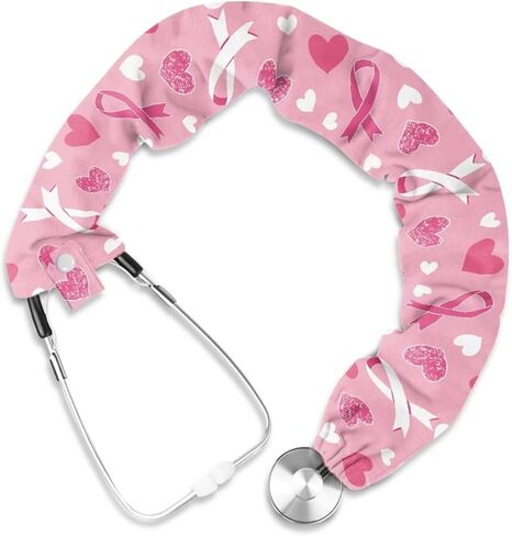 Rnyleeg Pink Stethoscope Covers for Nurses Pretty Stethoscope Cover Sleeve Universal Stethoscope Accessories in Saudi Arabia
