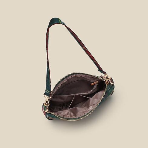 Plaid Crossbody Bags for Women,Tartan Check Punk 90's Cross body Purse Handbag，Christmas Purses for Women in Kuwait