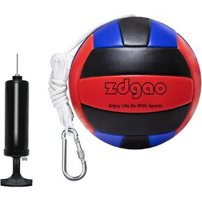 Soft Tether Ball- Replacement Tether Ball Come with Rope and Pump Set | Kids and Adults Outdoors Game for Family Fun Play