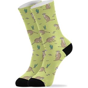 Cute Meerkats Socks Women Men Short Stockings Unisex Sock for Running Athletic Hiking Cycling 1 Pair