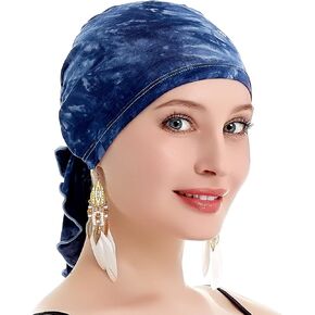 osvyo Pretied Chemo Head Scarves for Women Hair Loss - Cancer Slip On Headwear Headscarf coverings Turbans Wraps Caps