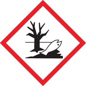 Accuform LZH608PS2 Adhesive Paper GHS Pictogram Labels,1" X 1" Environment (Roll of 250)