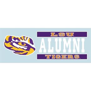 Craftique LSU Decal (LSU TIGERS ALUMNI DECAL (6"), 6 in)