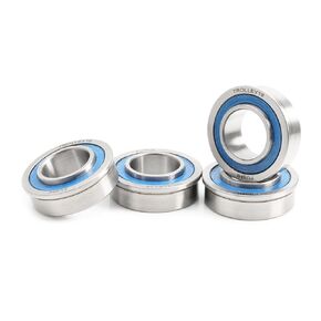 4 Pcs Blue Sealed Flanged Ball Bearings ID 3/4" x OD 1-3/8", Applicable Lawn Mower, Wheelbarrows, Carts & Hand Trucks Wheel