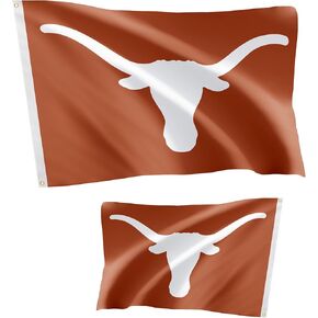 Desert Cactus University of Texas Flag Double Sided Longhorns UT Austin Banners 100% Polyester Indoor Outdoor 3x5 feet Flags (Double Sided - Flag 2)