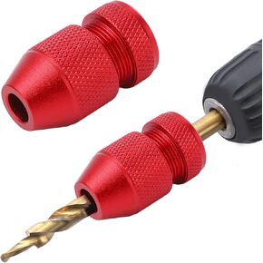 Adjustable Drill Stop Collar, Aluminum Alloy Wood Drill Bit Depth Stop, Applicable Size Range 5/64"-3/16"(1-5mm), Drill Depth Stop for Drill Bits