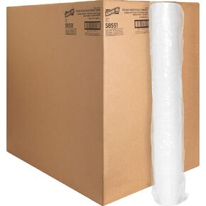 Genuine Joe 58551 Foam Cups, 10 oz., 1000/CT, White