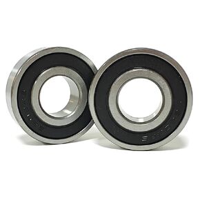 17x40x12mm Deep Groove 6203-2RS Pool Pump Motor Ball Bearings 6203 Bearings, 6203-2RS 6203-2RSC3 6203RS Double Rubber Seal Ball Bearings for Mower, Electric Motor, Garden Machinery, Pool Pump - 2PACK