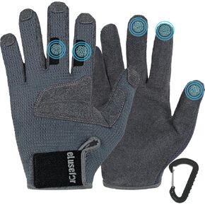 Natural Tactile Shooting Glove — Seamless Wrap-Fingers Design, 360° Touchscreen Freedom, Customizable Badge