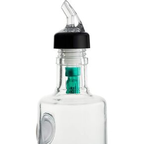 [1 PACK] Measured Liquor Bottle Pourers 0.5 oz (15 mL) - Collared Automatic Measured Bottle Pourer - No Cracks, No Leaks, Bar Spouts, Quick Shot, Spirit, Wine, Bar Cocktail Dispenser