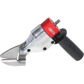 VlOXO Metal Shears Drill Attachment,Sheet Metal Cutter with 360 Degree Pivoting Handle Professional Sheet Metal Tools for Cut Steel, Sheet Metal Cutter Drill Attachment Can Curved and Straight Cutting