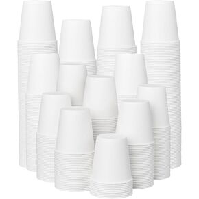 600 Pack 3 oz Paper Cups, Small Coffee Cups, Disposable Mini Bathroom Mouthwash Cups, Suitable for Party, Picnic, Travel, and Events