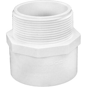 Lasco 436-060 Male Adapter, 6 in. Mpt x Skt