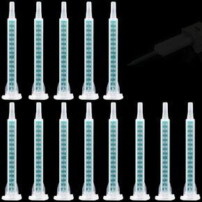 40 PCS Epoxy Mixing Nozzles Static Mixing Nozzles for AB Glue Gun Static Mixer Nozzle Mixing Tube Glue Gun Applicator 50ml/1:1/1:2