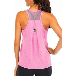 Active Shirts for Women for Dance Sleeveless Fitness Workout Gym Athletic Racerback Tank Tops Sports Yoga