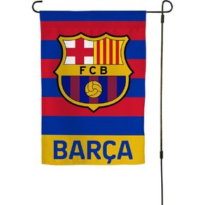 Desert Cactus FC Barcelona FCB Garden Flag – 19 x 12 inch Football Soccer Barcelona Barça Barça Banner, For Outdoor Display and Events (Garden Flag A)