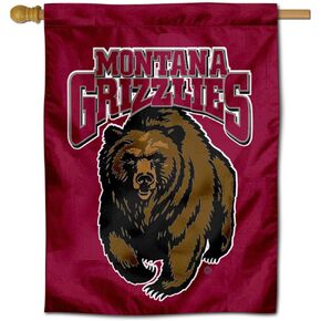 Montana Grizzlies Banner House Flag