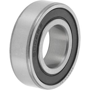 ACROPIX 6004VV Deep Groove Ball Bearings P0 20x42x12mm Lubricated Bearings Double Rubber Seal Black Silver Tone Scooter Skateboard Wheel