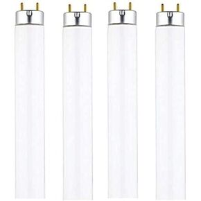 DYSMIO Lighting F17T8-DL 17 Watt T8 Straight Tube, Medium Bi-Pin Base, 6500K - Daylight 1450 Lumens - Pack of 4