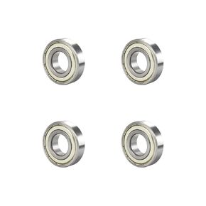 624ZZ 4 PCS Deep Groove Ball Bearing 4×13×5mm Double Metal Shielded Ball Bearing Chrome Steel P0 Z2 Bearing for Industrial Machine,Power Tools and Mechanical Equipment