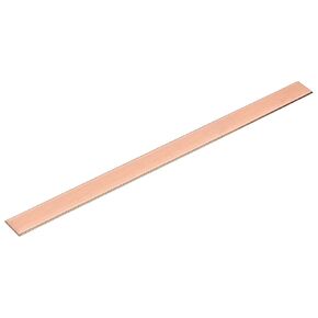 uxcell Copper Flat Bar, 0.08" Thickness x 1.18" Width x 15.75" Length Copper Bus Bar Stock Plate Mill for Electrical (2mm x 30mm x 400mm)