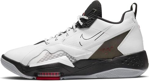 Nike Air Jordan Zoom '92 أحذية أحذية رياضية للرجال (أبيض/أسود/صالة رياضية رمادية/وولف رمادية ، نظام بحجم الأحذية الأمريكي ، البالغين ، الرجال ، الأرقام ، المتوسطة ، 10) in Kuwait