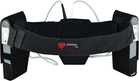 LVAD Workout Belt for Men & Women - Heartmate 3 Gear, Adjustable & Comfortable Exercise Belt, Black┃LV126 in Saudi Arabia