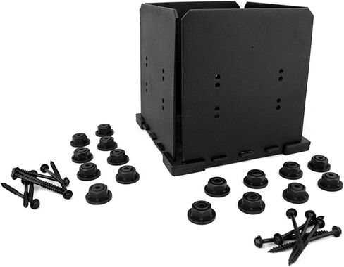 منتجات بناء Ozco 51705 Ironwood 10x10 Post Base ، (1 لكل حزمة) in Kuwait