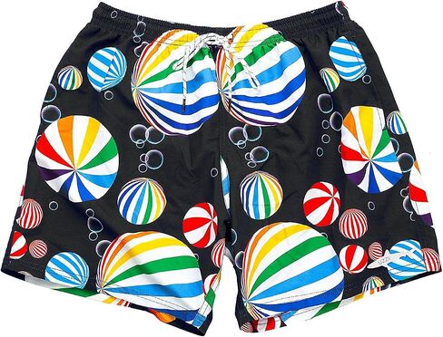 UZZI Men's Malibu Quick Dry Printed Short Swim Trunks in Saudi Arabia