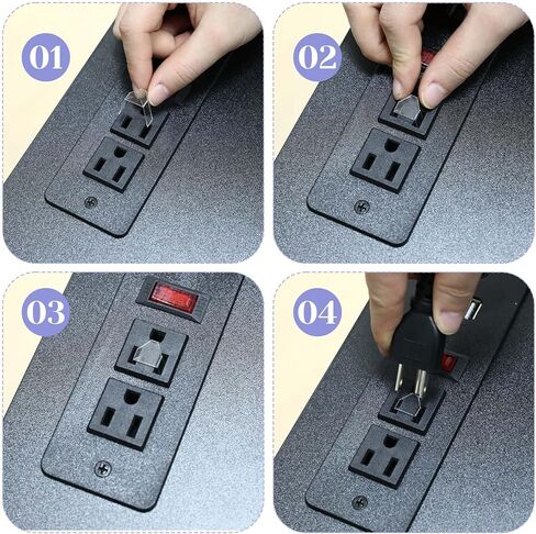 20Pcs Snug Plugs for Loose Outlets, 3 Prong Loose Outlet Plug Fix Transparent Outlet Tightener Insert, Won't Easily Fall Out Or Cut Off Electricity in Saudi Arabia