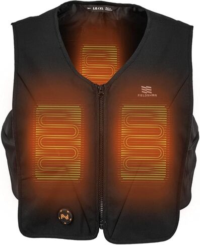 Fieldsheer Smart Thawdaddy 2.0 Unisex Heated Vest for Men and Women with Moisture Wicking Interior, Ten Hours Per Charge in Saudi Arabia
