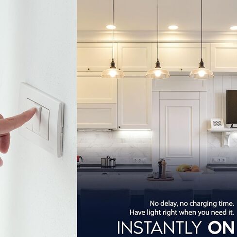 Luxrite A19 مصباح LED LED 60 واط مكافئ ، غير قابلة للوقت ، CRI80 ، 3500K أبيض طبيعي ، 800 لتر ، مصابيح مصباح LED القياسية 8W ، قاعدة E26 ، التثبيت المرفق ، مصنفة رطبة ، ETL مدرجة (8 حزمة) in Kuwait