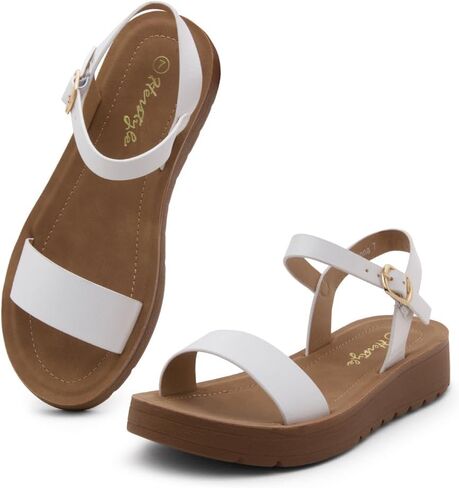 Herstyle Women’s Flat Sandals – One Band Ankle Strap Dressy Casual Sandals with Cushioned Footbed | Comfortable Open Toe Walking Shoes for Summer & Daily Wear in Saudi Arabia