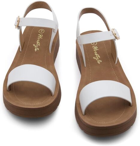 Herstyle Women’s Flat Sandals – One Band Ankle Strap Dressy Casual Sandals with Cushioned Footbed | Comfortable Open Toe Walking Shoes for Summer & Daily Wear in Saudi Arabia