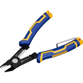 haisstronica Wire Cutters, 3 in 1 Cutter/Stripper/Crimping 6-inch Precision Flush Pliers for Electronics, Jewelry, 3D Printing, and Crafts