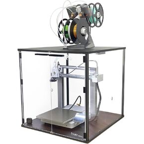 FNATR 3D Printer Enclosure for Bambu Lab A1 & AMS Lite/Creality Ender 3 V3 SE, Built-in LED, Activated Carbon HEPA Filter, Internal Space 585W*610D*570H mm