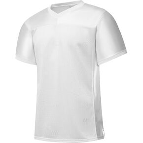 YWIES Blank Football Jersey Mesh Athletic Football Shirt Practice Sports Uniform