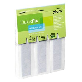 Long Detectable Bandage Refill, Blue