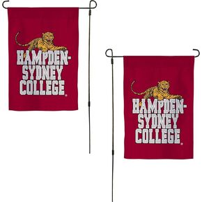 Desert Cactus Hampden-Sydney College HSC Garden Flag – 19 x 12 inch Hampden Syndey Tigers Banner, For Outdoor Display and Events (Design A)
