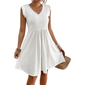 Bsubseach Womens Swimsuit Eyelet Coveress Soverup بدلة السباحة التستر على تغطية سباحة للسباحة 2025 فستان دبابة الشاطئ الصيفي