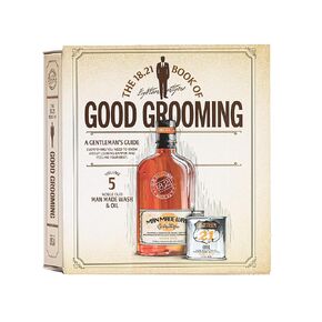 18.21 Man Made Men's Book of Good Grooming Gift Set