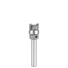 SpeTool Carbide Pattern Flush Trim Router Bit Plunge Template 1/2 Dia x 1/4 x 1/4 Shank Top Bearing for Woodworking
