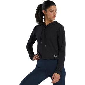 TYR T390171S W Open BCK Hood Black S