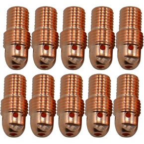 RIVERWELD TIG Collets Bodies 13N28 3/32" 2.4mm Fit DB PTA SR WP 9 20 25 TIG Welding Torch Pack of 10