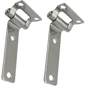 Pair of Stainless Steel 304 T-Shape Door Hatch Hinge L 5.3 in（135mm） for Container Vans Caravans Polish Marine Boat Hardware Counter Back Flap Hinges
