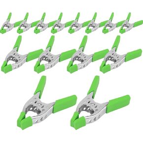SWANLAKE 14PCS Spring Clamp, Heavy Duty Spring Metal Spring Clamps, 2.5"-inch Jaw opening (4inch&6inch&7inch 14-Piece)