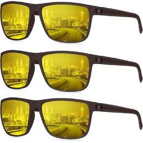 KALIYADI Polarized Sunglasses for Men, Lightweight Sun Glasses with UV Protection for Driving Fishing Golf