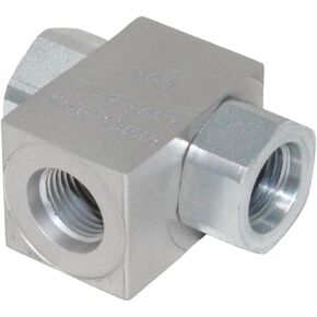 HY LSV1-6T-N - 3 Port Shuttle Valve (Double check valve)#6 ORB Ports